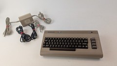 Commodore 64 Computer Console with Box, Boxed Accessories and More!! POWERS ON