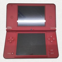 Nintendo DSi LL Console Handheld System Wi-Fi Capability Headphone Jack Wine Red