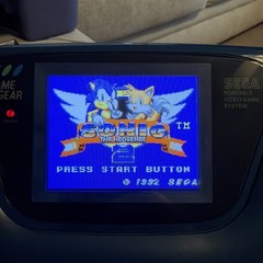 Sega Game Gear Blue Console – Recapped, IPS LCD Screen Mod w/ Games Tested