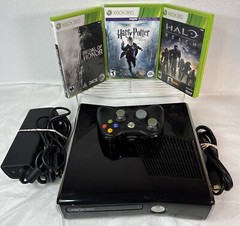 Microsoft XBOX 360S Slim Black Model 1439 250GB Controller & Games Bundle Tested