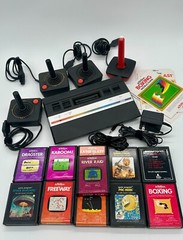 Atari 2600 Jr Junior 4-Switch Console with 4 Controllers, 11 Games and MORE!