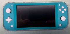 Nintendo Switch Lite Turquoise Console w/ Protective Case & Carrying Case Tested