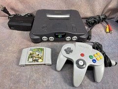 Nintendo 64 N64 Console with Controller, Cords & Turok Game Tested Works