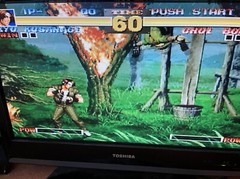 Neo Geo CD Console with Mini Controller & power cable SNK Tested Good condition