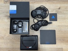 Analogue Mega Sg Console USA Black Colorway Sega Genesis Megadrive USED COMPLETE