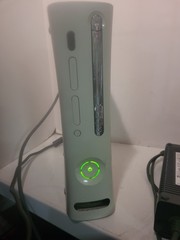 Microsoft Xbox 360 Pro Console White 20GB HDMI Tested Working + OEM Power Supply