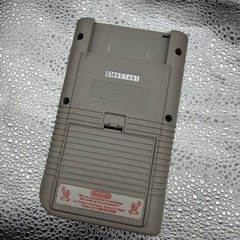 Nintendo Game Boy With Hard Plastic Case Light Boy Battery & Cleaner Not Tested