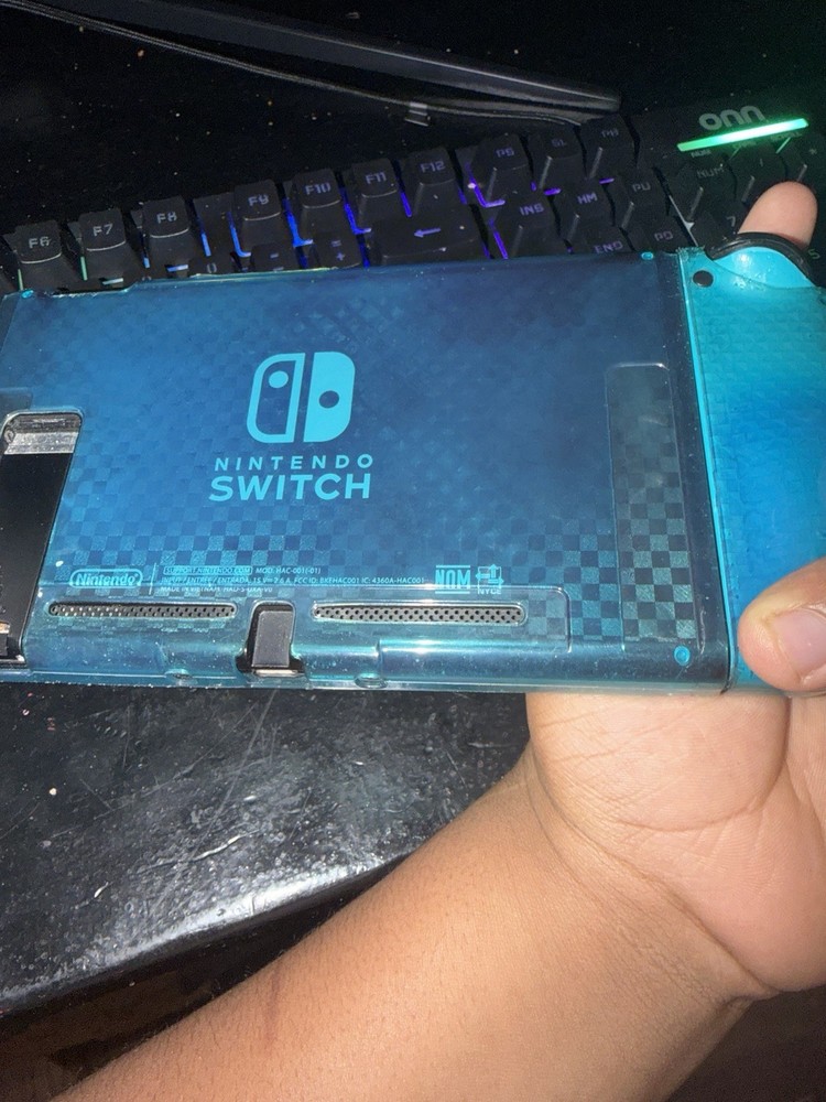 Nintendo Switch Blue Handheld Console HAC-001(-01) HDMI USB-C Headphone Jack