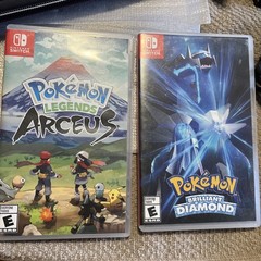 Nintendo Switch OLED White Bundle 128GB Pokémon Arceus & Brilliant Diamond Works