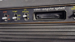 Atari 2600 Light Sixer Console – 6 Switch Woodgrain Taiwan Green Label Untested