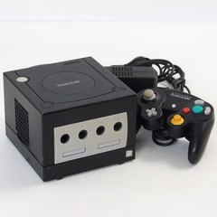 Gamecube Black Console Tested System DOL-001 JP For Japan Game CD DN11247839