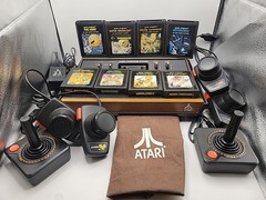 Atari 2600 System Bundle with Console ,8 Games, Joysticks, Paddles, & Dust Cover