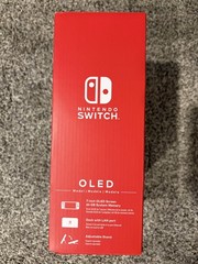 Nintendo Switch OLED Handheld Console – 64GB – White With 128GB microSD and case