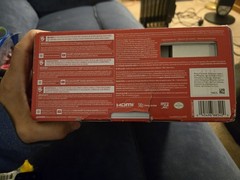 Nintendo Switch OLED Bundle W/2 Controllers, 3 Digital Mario games- USED In Box