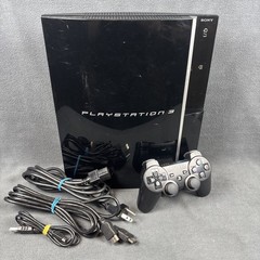 PlayStation 3 FAT 80GB CECHL-01 Console w/ Controller & Cords – Tested, Working
