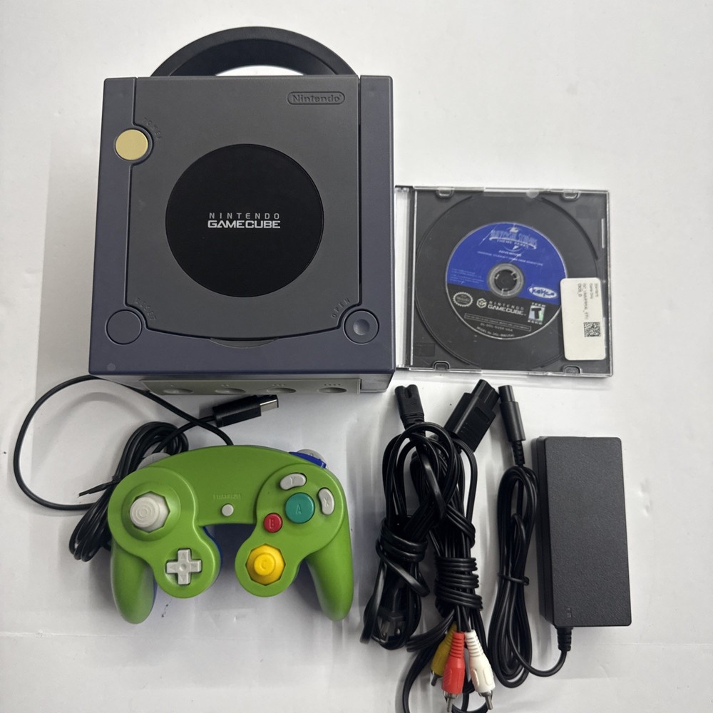 GameCube – Nintendo Console System – Indigo Purple Tested #2939 Discolored