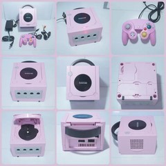 Various Colors Nintendo GameCube Console DOL-001 (USA) and Controllers Reshelled