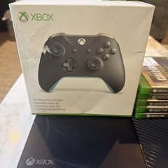 Xbox One 500GB Black Console Bundle Controller Cords 5 Games COD Destiny
