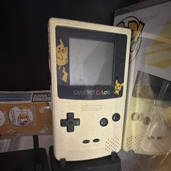 Nintendo Game Boy Color Pikachu Edition Yellow Handheld System CGB-001