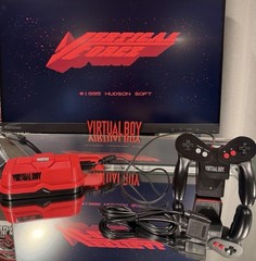 Nintendo VIRTUAL BOY CONSOLIZED VGA Out -Virtual Tap,(1) extension cord, 1 game