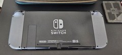 Nintendo Switch Console Bundle w/ Dock, Gray + Red/Blue Joy-Con, Games, Case