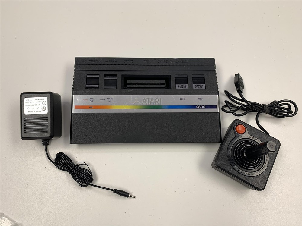 Atari 2600 Jr. Rainbow Console Bundle – Cleaned, Tested & Works Great!
