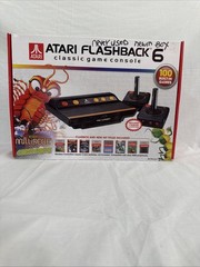 Atari Flashback 6 Classic Game Console 100 Built-In Games with Wireless Controls