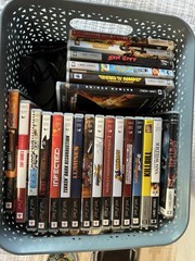 Sony PSP-1001 Handheld Console Bundle – Upgraded 128GB + 19 Games + 9 UMD Movies