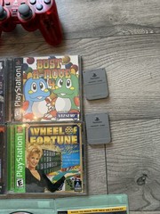 PlayStation 1 2 Original Controllers 10 Games And 2 Memory Cards Great Condition