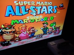 Super Nintendo SNES System Console With 1-2 Controllers, AC & A/V Cords