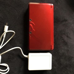 Nintendo 3DS Wine Red with charger includes touch pen comes with Monster Hunter