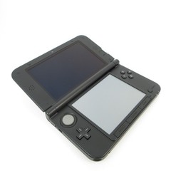 【Excellent】Nintendo 3DS LL XL Silver x Black Console ONLY Japanese Edition #DEN0