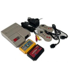 Nintendo AV Famicom Console HVC-101 HVC-002 Controller Super Mario Tetris Bundle
