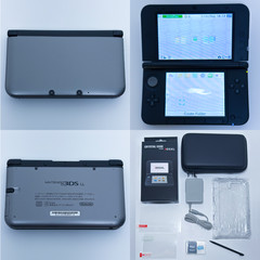 Nintendo 3DS XL LL – Silver (with 128GB SD + Accessory Bundle) USA Seller