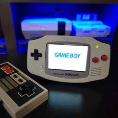 Nes Game Boy Advance GBA iPS LCD USB-C 1800 mAh Rechargeable Battery