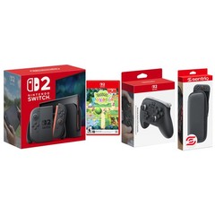 Nintendo Switch 2 Console with Pokemon Pokopia and Pro Controller Bundle