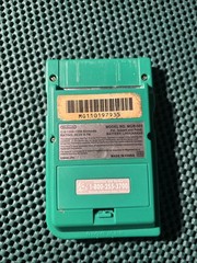 Nintendo Game Boy Pocket Green MGB-001 Tested Working W/ Speedy Gonzales