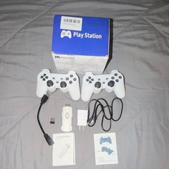 RETRO GameStick Microconsole White HDMI USB Console w/ Controllers