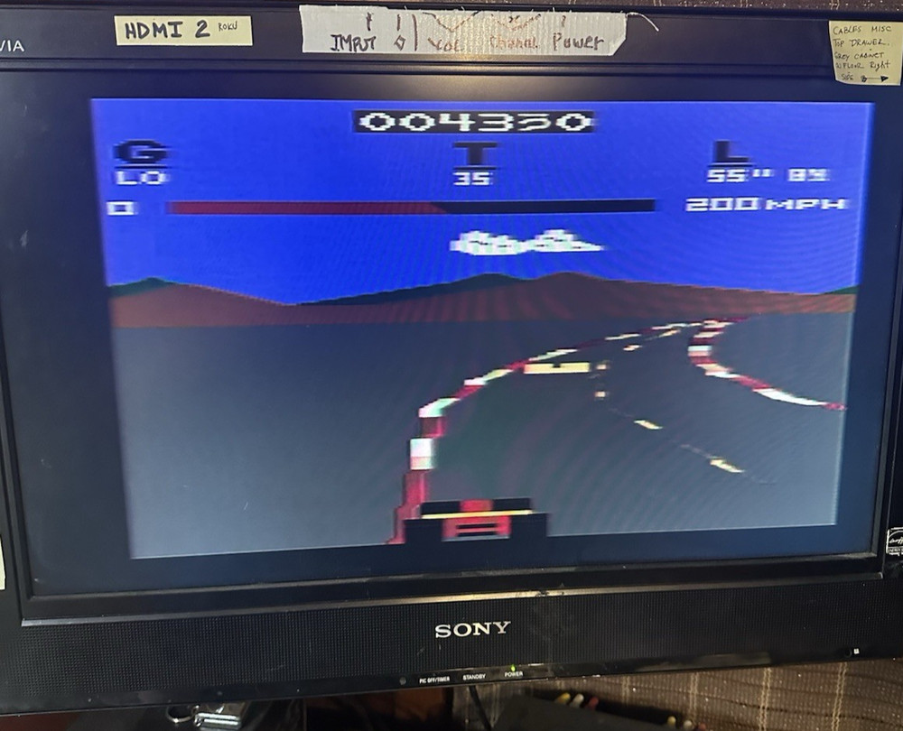 Atari 7800 ProSystem Console Cleaned & Tested – WORKS – Includes Controller MS5