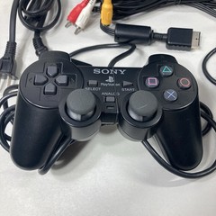 Sony PlayStation 2 50001 Model 2 Controllers & All Cords Tested and Working