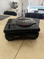 MEGA CD Console SEGA Genesis System Color Black Partially Works