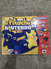 Nintendo 64 N64 Pokemon Pikachu Console System Complete In Box CIB Super Rare #2