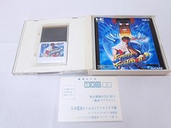 PC Engine CORE GRAFX console 3button + Street Fighter II” Case NTSC-J Tested