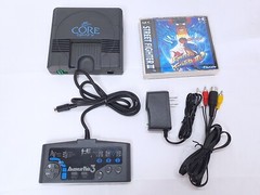 PC Engine CORE GRAFX console 3button + Street Fighter II” Case NTSC-J Tested