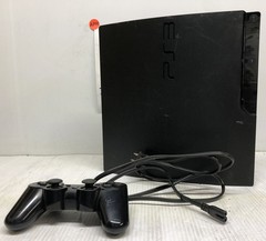 PLAYSTATION 3 SLIM CONSOLE 320GB TESTED WORKING WITH CONTROLLER AND CABLE LOT