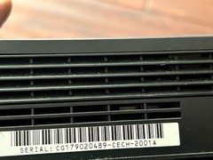 Sony PlayStation 3 CECH-2001a 120GB Slim Black Gaming Console Parts Not Working