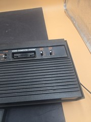 Atari 2600 “Darth Vader” Console – Black – 4‑Switch Model P/R 1 Game 2 Joy Stick