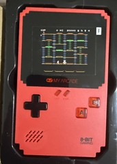 Data East Classics Pixel Classic Portable Handheld Gaming System Red 300 GAMES!