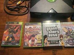 Original Microsoft Xbox Console BUNDLE Controllers/Games/Cables Tested/Working!