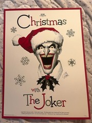 Batman Animated Series Christmas with The Joker Poster Phantom City Mondo Art LE
